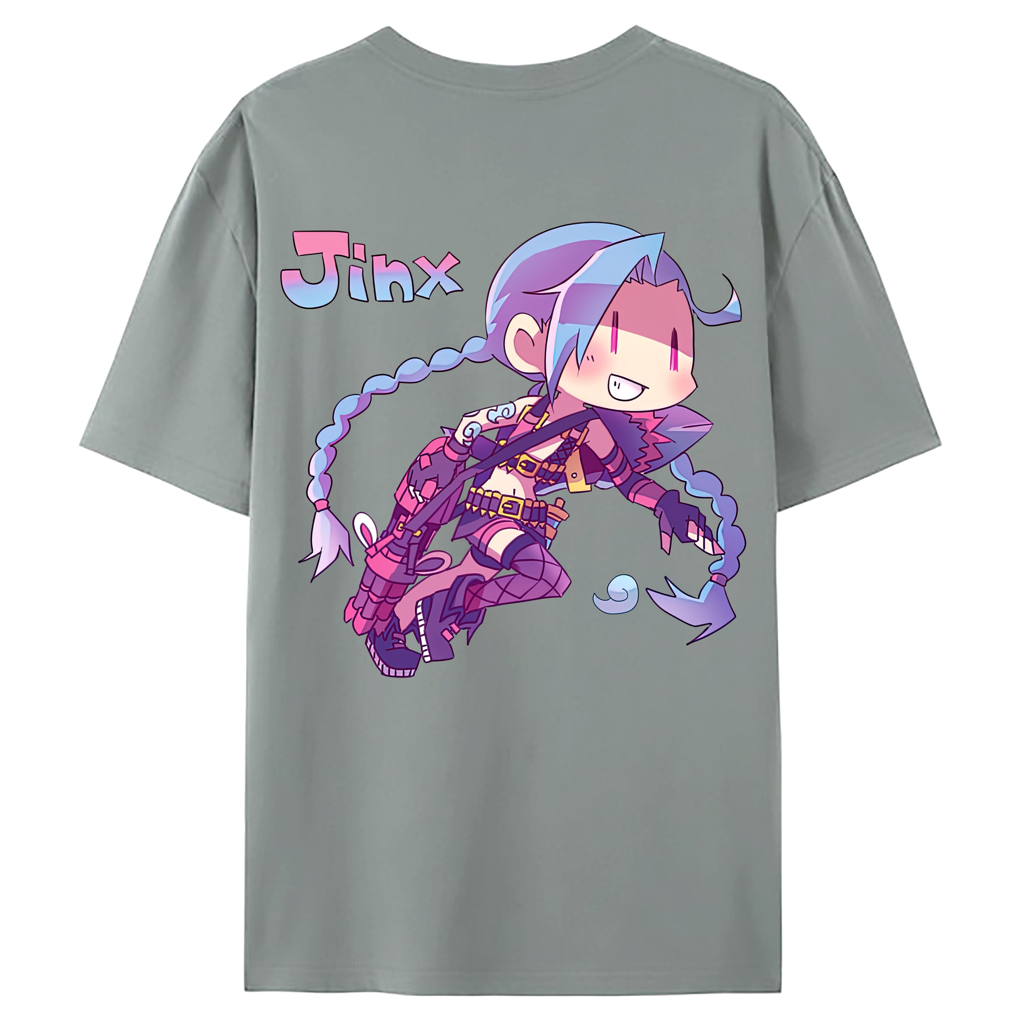 （画像用） リーグ・オブ・レジェンド League of Legends LOL 綿100％ メンズ半袖Tシャツ（バックプリント） 通気性